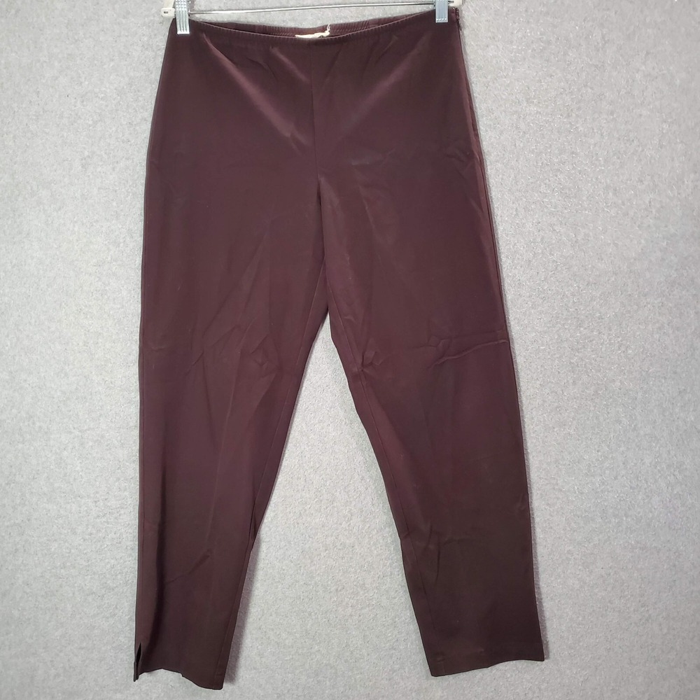 Eileen Fisher Women Pants Medium Red Straight Mid Rise 28 in Inseam